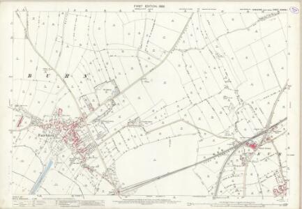 Yorkshire CCXXXV.1 (includes: Brotherton; Burton Salmon; Fairburn; Monk Fryston) - 25 Inch Map