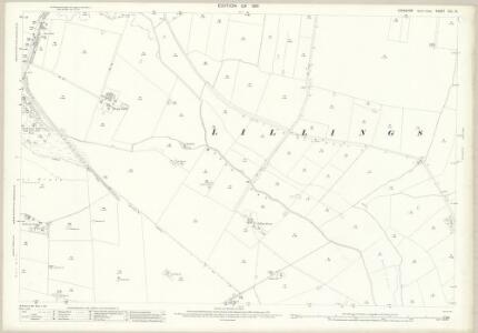 Yorkshire CXL.12 (includes: Lillings Ambo; Sheriff Hutton With Cornbrough) - 25 Inch Map