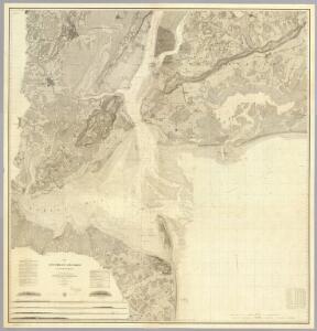 Map of New-York Bay And Harbor And The Environs.