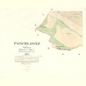 Patschlawitz - m2212-1-003 - Kaiserpflichtexemplar der Landkarten des stabilen Katasters