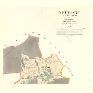 Neudorf (Nowa Wes) - m2030-1-002 - Kaiserpflichtexemplar der Landkarten des stabilen Katasters