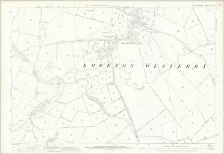 Leicestershire XLV.10 (includes: Kibworth Beauchamp; Saddington; Smeeton Westerby) - 25 Inch Map