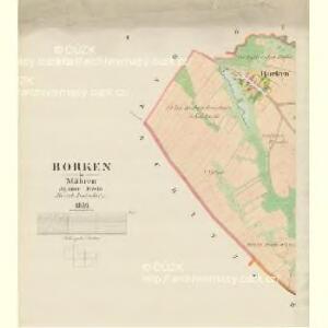 Borken - m0167-1-001 - Kaiserpflichtexemplar der Landkarten des stabilen Katasters