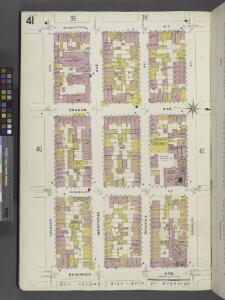 Brooklyn V. 3, Plate No. 41 [Map bounded by Manhattan Ave., Scholes St., Bushwick Ave., Johnson Ave.]