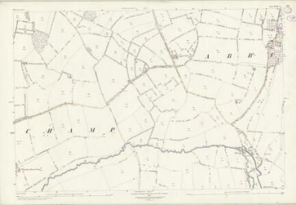 Worcestershire XXXV.9 (includes: Abberton; Bishampton; Flyford Flavell; Naunton Beauchamp) - 25 Inch Map