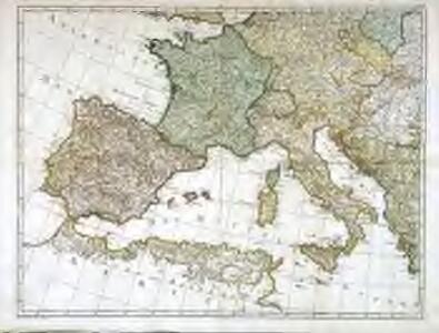 Karte von Europa, 3