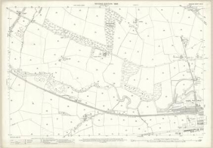 Durham XIX.10 (includes: Esh; Lanchester; Langley) - 25 Inch Map
