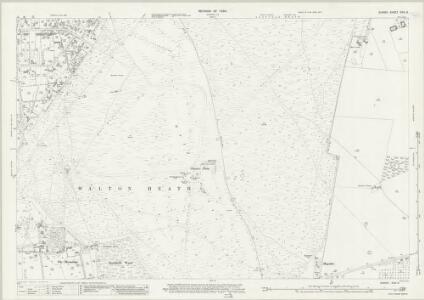 Surrey XXVI.6 (includes: Banstead; Kingswood; Walton on The Hill) - 25 Inch Map