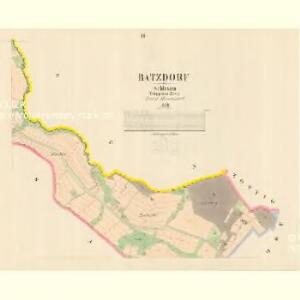 Batzdorf - m0037-1-003 - Kaiserpflichtexemplar der Landkarten des stabilen Katasters