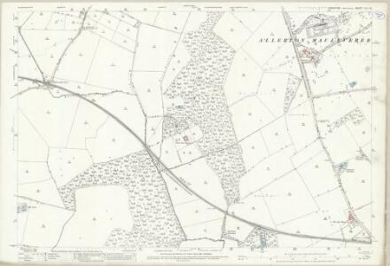 Yorkshire CLV.10 (includes: Allerton Mauleverer With Hopperton; Flaxby; Goldsborough; Great Ribston With Walshford; Knaresborough Outer) - 25 Inch Map