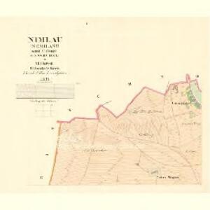 Nimlau (Nemilany) - m1950-1-001 - Kaiserpflichtexemplar der Landkarten des stabilen Katasters