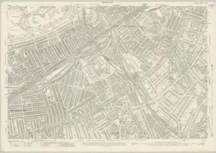 London (1915- Numbered sheets) IX.5 (includes: Battersea; Lambeth St Mary; Wandsworth Borough) - 25 Inch Map