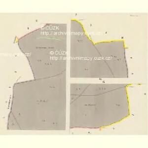 Billichow - c0224-1-004 - Kaiserpflichtexemplar der Landkarten des stabilen Katasters