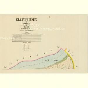 Kleinpriesen - c4389-1-001 - Kaiserpflichtexemplar der Landkarten des stabilen Katasters