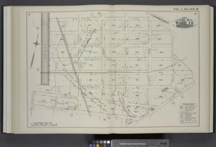 Vol. 2. Plate, H. [Map bound by Meadow St., Metropolitan Ave., City Line, Flushing Ave., Ingraham St., Vandervoort Ave., Canal; Including Stagg St., Scholes St., Meserole St., Montrose Ave., Randolph St., Johnson Ave., Porter Ave., Varick Ave., Stewart A