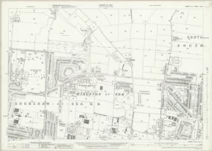 Sussex LXV.6 (includes: Kingston By Sea; Shoreham By Sea; Southwick) - 25 Inch Map