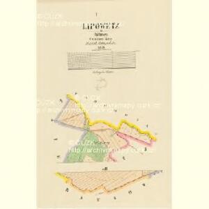 Lipowetz - c4125-1-001 - Kaiserpflichtexemplar der Landkarten des stabilen Katasters
