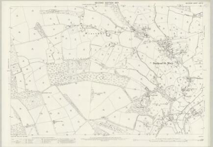 Wiltshire LXIX.9 (includes: Donhead St Andrew; Donhead St Mary) - 25 Inch Map