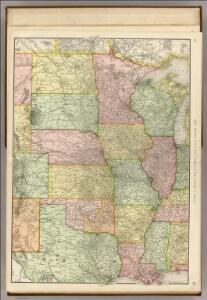 Commercial Map, Chicago to Denver.