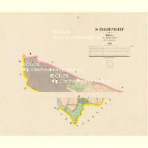 Schossendorf - c6320-1-001 - Kaiserpflichtexemplar der Landkarten des stabilen Katasters