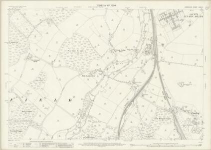 Hampshire and Isle of Wight LXXIV.4 (includes: Curbridge; Fareham; Wickham) - 25 Inch Map