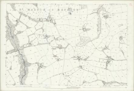 Cornwall LXXXI.1 (includes: Manaccan; Mawgan in Meneage; St Keverne; St Martin in Meneage) - 25 Inch Map