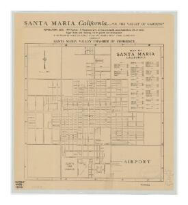 Map of Santa Maria, California.