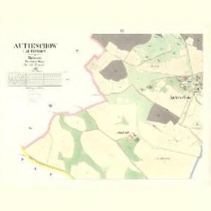 Autieschow (Autiessow) - c8284-1-002 - Kaiserpflichtexemplar der Landkarten des stabilen Katasters