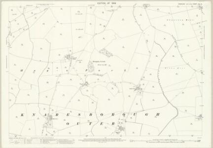 Yorkshire CLV.5 (includes: Coneythorpe And Clareton; Ferrensby; Knaresborough Outer; Scriven) - 25 Inch Map
