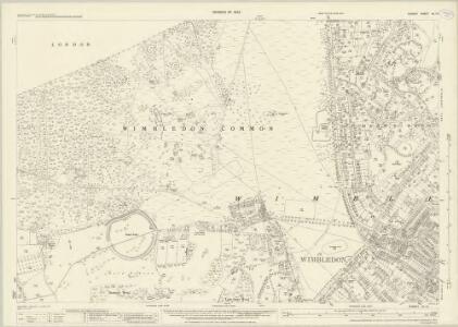 Surrey VII.10 (includes: Wimbledon St Mary) - 25 Inch Map