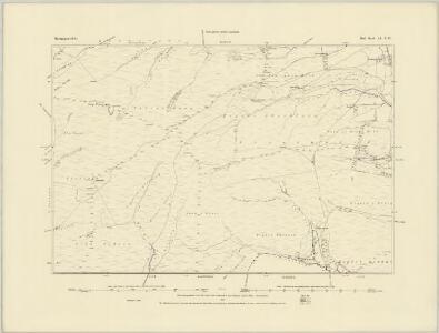 Montgomeryshire LI.SW - OS Six-Inch Map