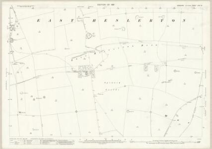 Yorkshire CVIII.16 (includes: Heslerton; Sherburn) - 25 Inch Map