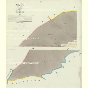 Millay (Milley) - c4685-1-001 - Kaiserpflichtexemplar der Landkarten des stabilen Katasters