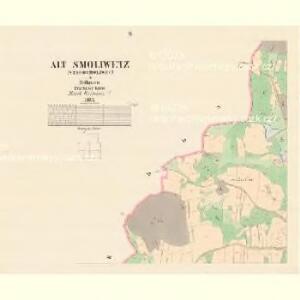 Alt Smoliwetz (Starosmoliwec) - c7314-1-002 - Kaiserpflichtexemplar der Landkarten des stabilen Katasters