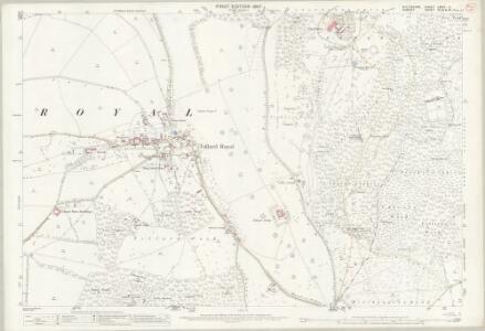 Wiltshire LXXIV.11 (includes: Berwick St John; Farnham; Sixpenny Handley; Tollard Royal) - 25 Inch Map