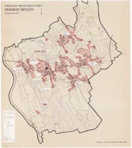 Obfelden: Definition der Siedlungen für die eidgenössische Volkszählung am 01.12.1970; Siedlungskarte