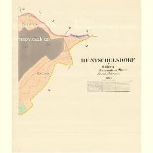 Hentschelsdorf - m0683-1-002 - Kaiserpflichtexemplar der Landkarten des stabilen Katasters