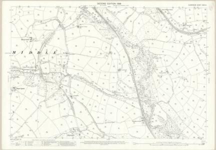 Glamorgan XXXIV.2 (includes: Betws Tir Iarll; Llangynwyd Canol) - 25 Inch Map