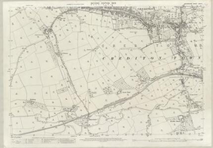 Devon LXVII.6 (includes: Crediton Hamlets; Crediton Town) - 25 Inch Map
