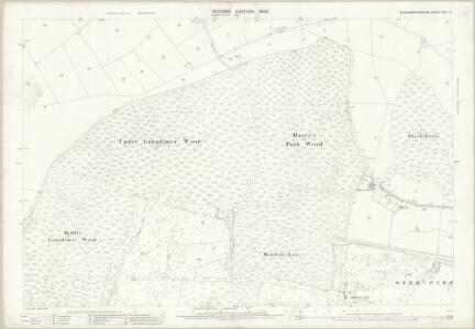 Northamptonshire XVIII.5 (includes: Benefield; Brigstock; Weldon) - 25 Inch Map