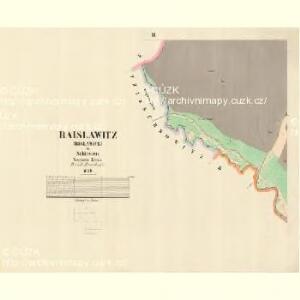 Baislawitz (Bislawice) - m3579-1-002 - Kaiserpflichtexemplar der Landkarten des stabilen Katasters