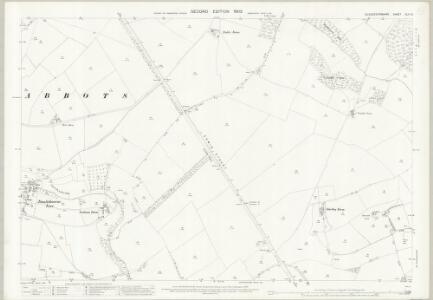 Gloucestershire XLIII.9 (includes: Bagendon; Daglingworth; Duntisbourne Abbots; Duntisbourne Rouse) - 25 Inch Map