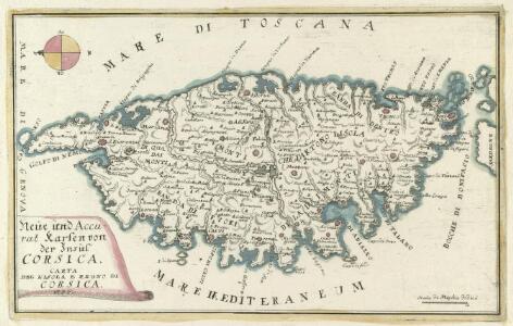 Neüe und Accurat Karten von der Insul Corsica
