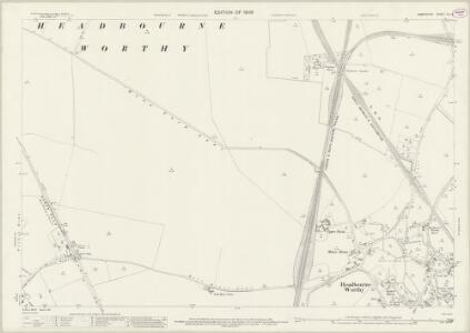 Hampshire and Isle of Wight XLI.5 (includes: Headbourne Worthy; Kings Worthy; Littleton) - 25 Inch Map