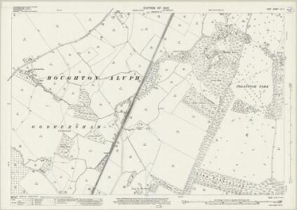 Kent LV.11 (includes: Boughton Aluph; Godmersham; Wye) - 25 Inch Map