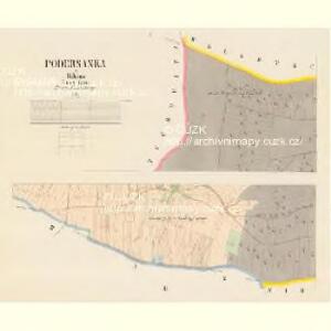Podersanka - c5874-1-001 - Kaiserpflichtexemplar der Landkarten des stabilen Katasters
