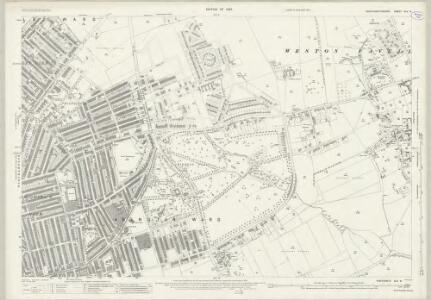Northamptonshire XLV.6 (includes: Northampton; Weston Favell) - 25 Inch Map