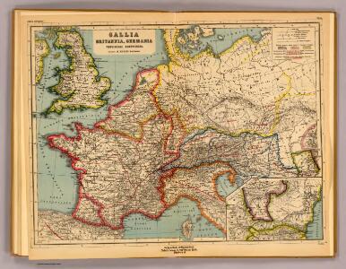 Gallia, Britannia, Germania, Provinciae danuvienses.