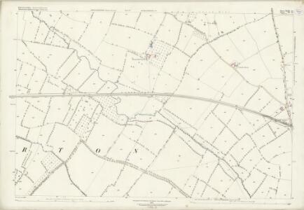 Worcestershire XLIII.14 (includes: Bretforton; Church Honeybourne; Cow Honeybourne; South Littleton) - 25 Inch Map