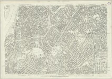 London (First Editions c1850s) LV (includes: Lambeth St Mary; Southwark) - 25 Inch Map